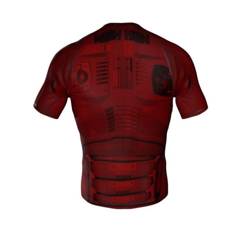 Koszulka kompresyjna "Cyborg" typu Rashguard powstała z materiału DBX MORE DRY M DBX Bushido