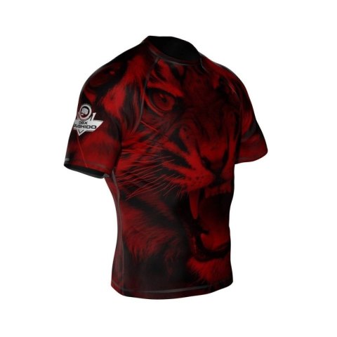 Koszulka kompresyjna "Leone" typu Rashguard powstała z materiału DBX MORE DRY M DBX Bushido