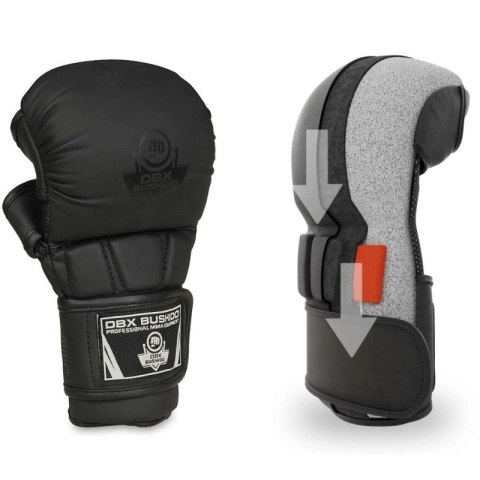 Rękawice MMAsparingowe M - Black Master - Valor Series DBX Bushido