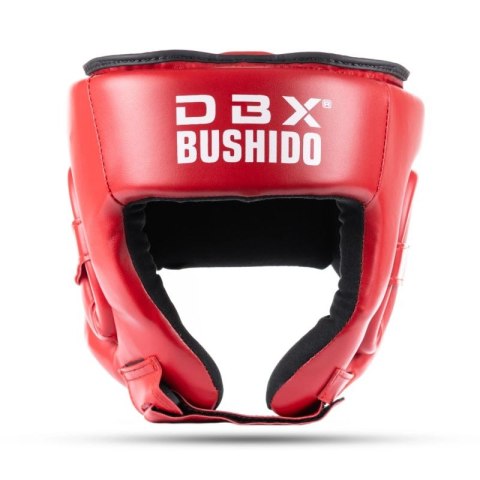 Kask Bokserski Turniejowy CZERWONY DBX Bushido