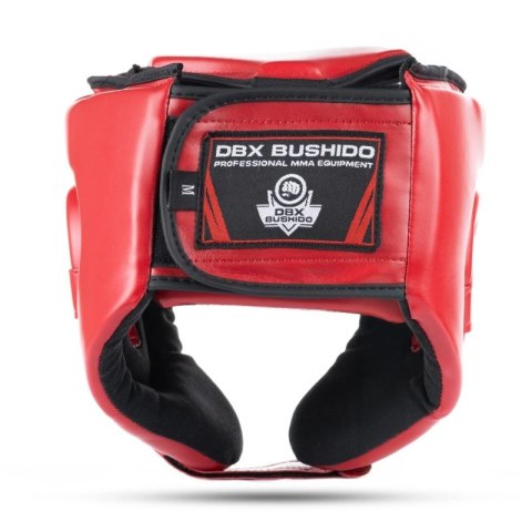 Kask Bokserski Turniejowy CZERWONY DBX Bushido