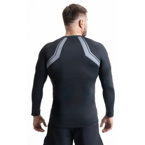 Rashguard szary długi rękaw logo DBX Bushido DBX Bushido