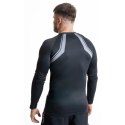 Rashguard szary długi rękaw logo DBX Bushido DBX Bushido