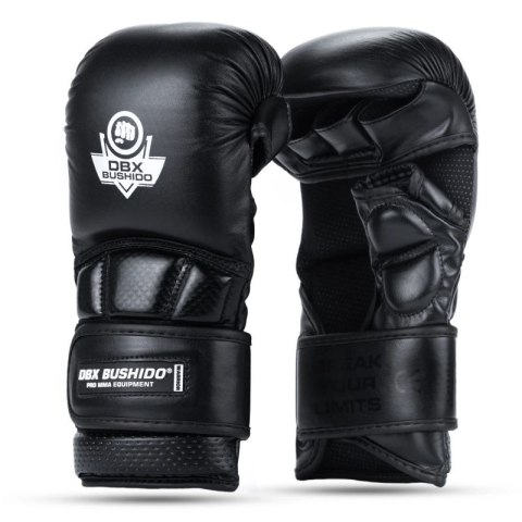 Rękawice MMAsparingowe M - Warrior Black - LegacySeries DBX Bushido
