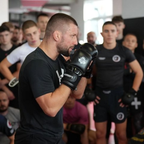 Rękawice MMAsparingowe M - Warrior Black - LegacySeries DBX Bushido