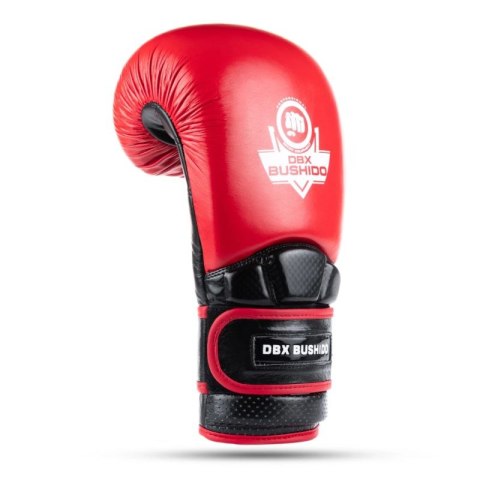 Rękawice bokserskie ze skóry naturalnej Warrior RED DBX Bushido