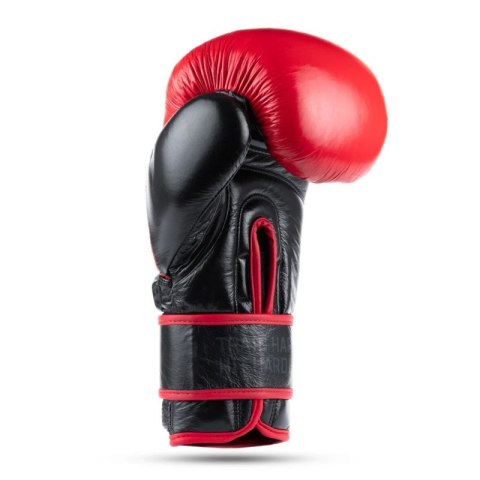 Rękawice bokserskie ze skóry naturalnej Warrior RED DBX Bushido