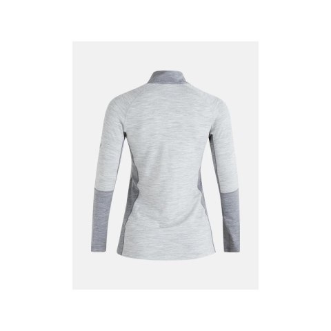 Koszulka termiczna Peak Performance W Magic Half Zip szary Peak Performance