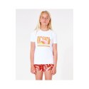 T-Shirt RIP CURL Surf Revival Tee - Girl - biały Rip Curl