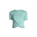 Koszulka CASALL Delight Short Wrap Tee miętowy Casall