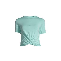 Koszulka CASALL Delight Short Wrap Tee miętowy Casall