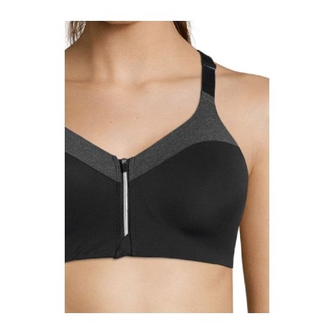 Stanik treningowy CASALL Front Zip Sports Bra szary Casall