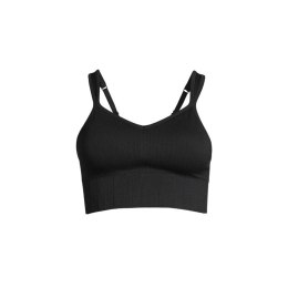 Stanik treningowy CASALL Seamless Rib Padded Sports Bra czarny Casall