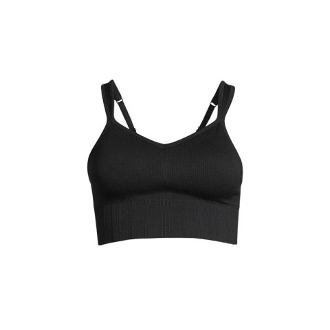 Stanik treningowy CASALL Seamless Rib Padded Sports Bra czarny Casall