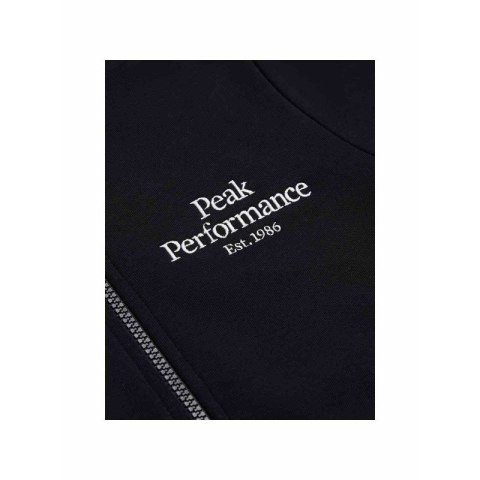 Bluza Peak Performance Jr Original Zip Hood czarny Peak Performance