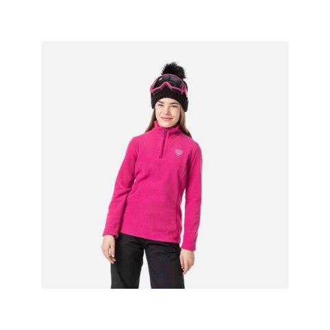 Bluza Rossignol Girl 1/2 Zip Fleece różowy Rossignol