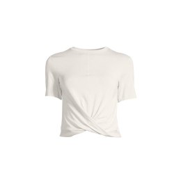 Koszulka CASALL Delight Short Wrap Tee biały Casall