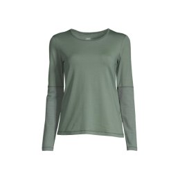 Koszulka CASALL Essential Mesh Detail Long Sleeve dusty green Casall
