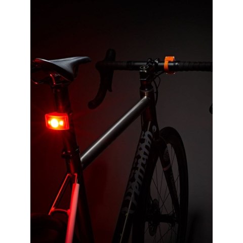 Lampka rowerowa BOOKMAN Curve Rear Light 37lm pomarańczowa Bookman
