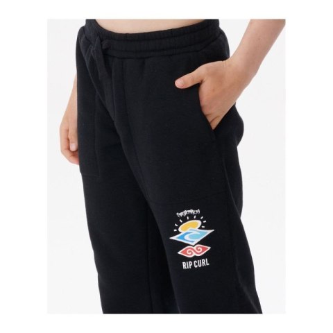 Spodnie RIP CURL Search Icon Track Pant-Boy - czarny Rip Curl
