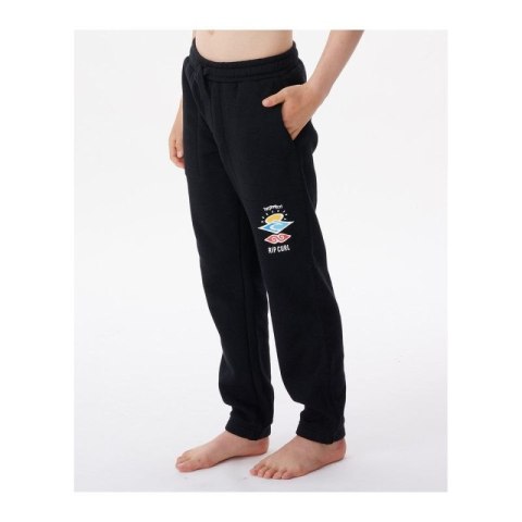 Spodnie RIP CURL Search Icon Track Pant-Boy - czarny Rip Curl