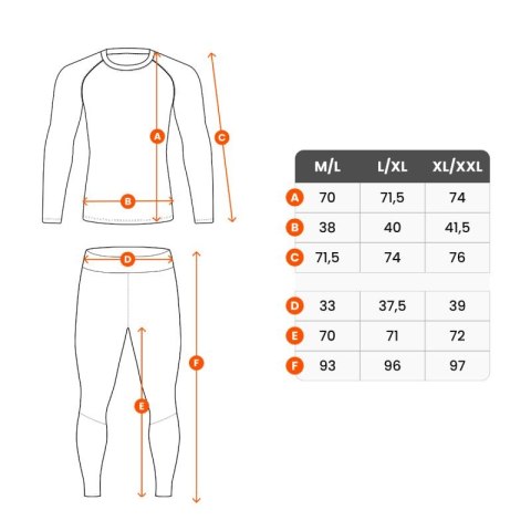 ARCTIQ set man L/XL BK Spokey