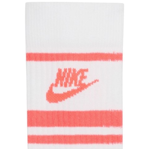 Skarpety Nike NK Nsw Everyday Essential CR 3 pary białe DX5089 100 Nike