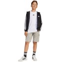 Bluza dla dzieci adidas Essentials Full-Zip czarno-biała JD6494 Adidas