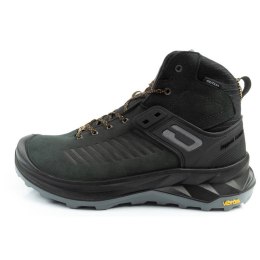 Grisport Nero buty męskie trekkingowe skórzane wodoodporne za kostkę Grisport