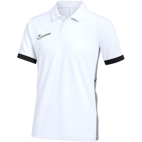 Koszulka dla dzieci Nike Dri-Fit Academy Polo biała FZ9763 100 Nike