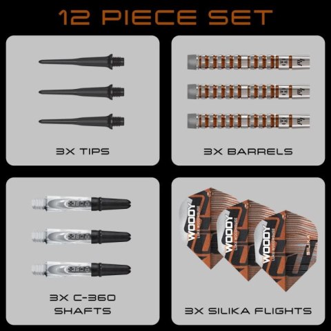 Rzutki Harrows LUKE WOODHOUSE SERIES 3 90% softip Harrows