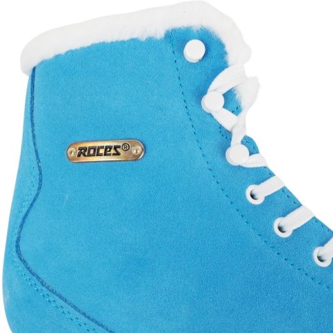 Łyżwy figurowe Roces Suede Eco-Fur niebiesko-białe 450702 004 Roces