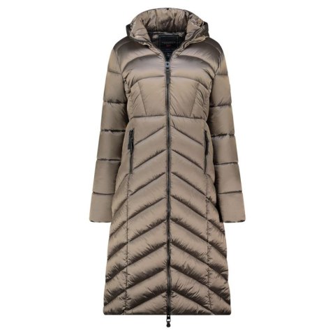 Kurtka damska Geographical Norway BLANCHE LONG TAUPE DB LADY 0116 TAUPE (WZ5490F/GN-TAUPE) Geographical Norway
