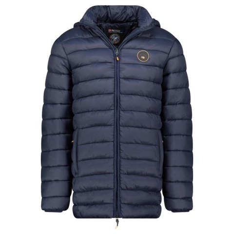 Kurtka męska Geographical Norway AMIGOBADGE LONG HOOD DB NAVY MEN 233 NAVY (WY8852H/GN-MARINE) Geographical Norway