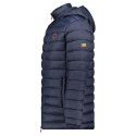 Kurtka męska Geographical Norway AMIGOBADGE LONG HOOD DB NAVY MEN 233 NAVY (WY8852H/GN-MARINE) Geographical Norway