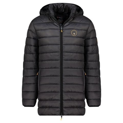 Kurtka męska Geographical Norway AMIGOMAP LONG HOOD DB BLACK MEN 233 BLACK (WZ5085H/GN-NOIR) Geographical Norway