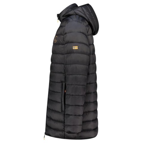 Kurtka męska Geographical Norway AMIGOMAP LONG HOOD DB BLACK MEN 233 BLACK (WZ5085H/GN-NOIR) Geographical Norway