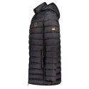 Kurtka męska Geographical Norway AMIGOMAP LONG HOOD DB BLACK MEN 233 BLACK (WZ5085H/GN-NOIR) Geographical Norway