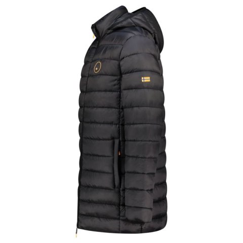 Kurtka męska Geographical Norway AMIGOMAP LONG HOOD DB BLACK MEN 233 BLACK (WZ5085H/GN-NOIR) Geographical Norway