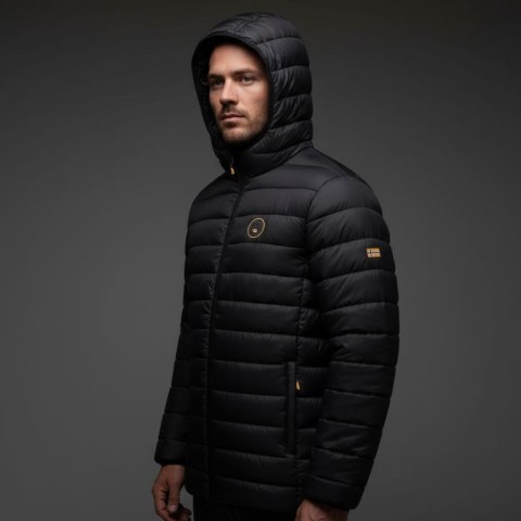 Kurtka męska Geographical Norway AMIGOMAP LONG HOOD DB BLACK MEN 233 BLACK (WZ5085H/GN-NOIR) Geographical Norway