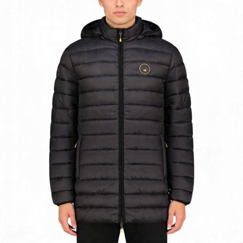 Kurtka męska Geographical Norway AMIGOMAP LONG HOOD DB BLACK MEN 233 BLACK (WZ5085H/GN-NOIR) Geographical Norway