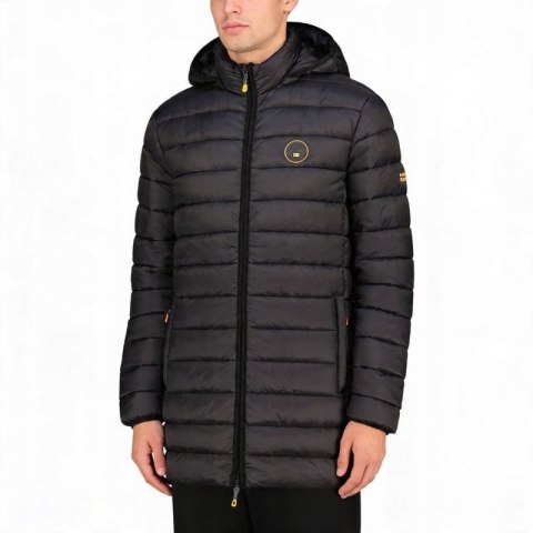 Kurtka męska Geographical Norway AMIGOMAP LONG HOOD DB BLACK MEN 233 BLACK (WZ5085H/GN-NOIR) Geographical Norway