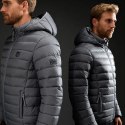 Kurtka męska Geographical Norway AMIGOTAL HOOD DB DGREY MEN 233 DARK GREY (WZ5179H/GN-GRIS FONCÉ) Geographical Norway