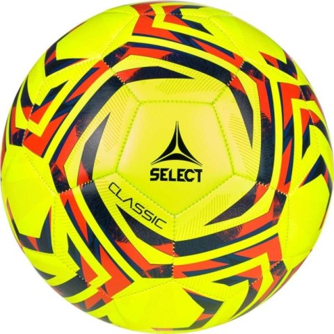 Piłka nożna SELECT Classic v25 żółto/czerwona Select