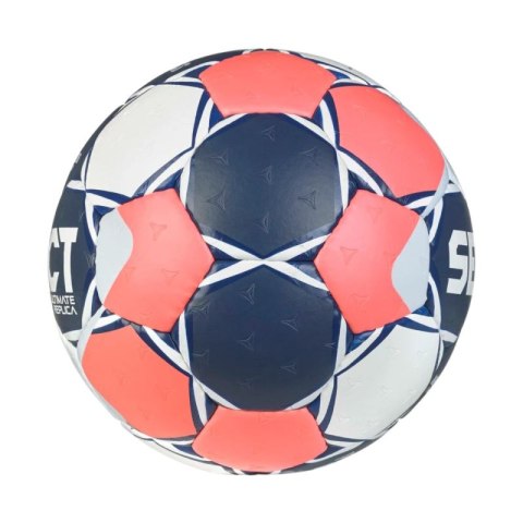 Piłka ręczna Select Ultimate Euro Man 0 v26 Replica biało-granatowo-pomarańczowa 13593 Select