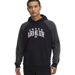 Bluza męska Under Armour Rival Fleece Colorblock Hoodie czarna 6003958 001 Under Armour