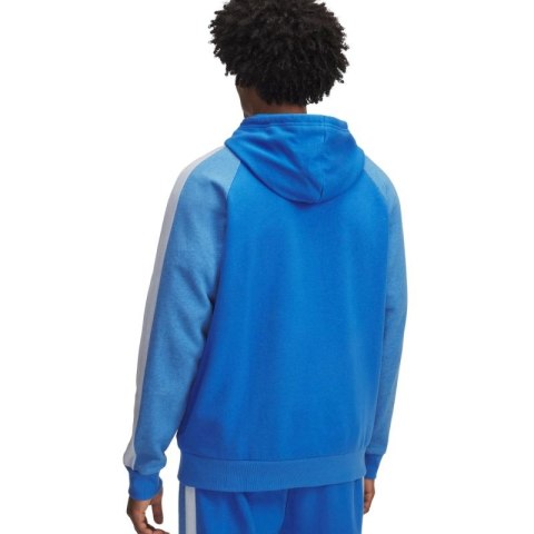 Bluza męska Under Armour Rival Fleece Colorblock Hoodie niebieska 6003958 402 Under Armour