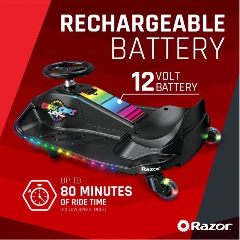 Razor CRAZY CART Shift Lightshow Lithium - Pojazd elektryczny do driftu Razor