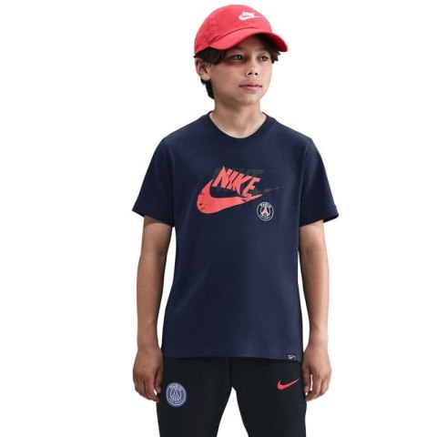 Koszulka Nike PSG Crest Tee Junior HV4987-410 Nike