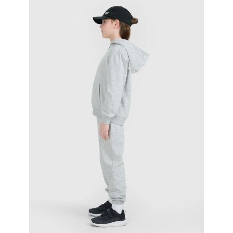 Bluza dresowa rozpinana z kapturem dziewczęca 4F 4FJWMM00TSWSF1861-25M 4f